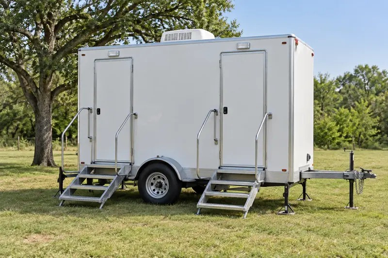 Portable sanitation equipment for rental planning