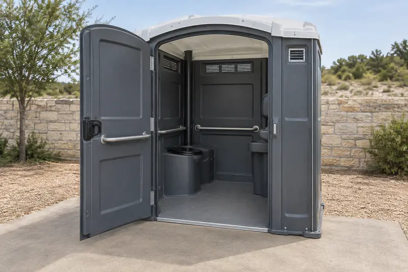 Accessible portable toilets